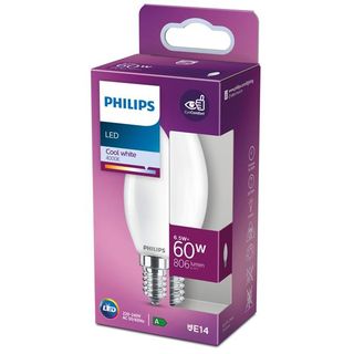 Philips LED Oliva e sfera 6,5 W - 60 W E14 Bianca fredda