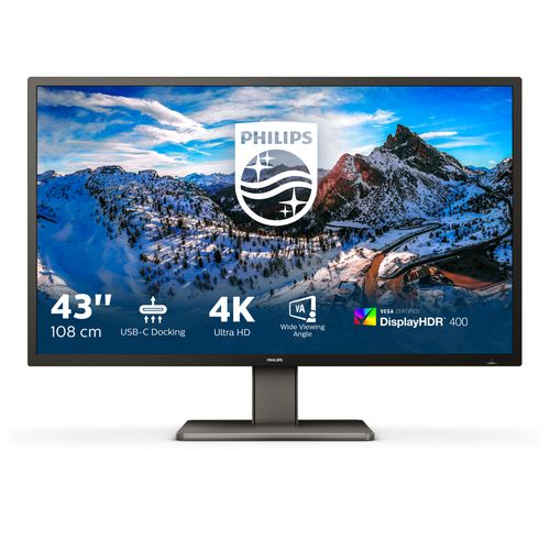 Philips P-line 439P1 - Monitor a LED - 43" (42.51" visualizzabile) - 3840 x 216…