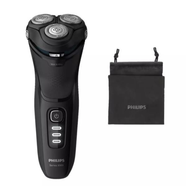 Philips SHAVER Series 3200 S3233 - Rasoio - cordless - nero