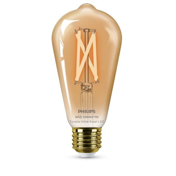 Philips Smart - Lampadina con filamento LED - forma: ST64 - E27 - 7 W (equivale…