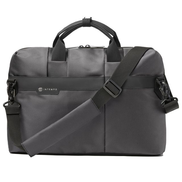 Borsa Office Bag Job slim - 43 x 33 x 10 cm - tessuto tecnico - antracite - In …