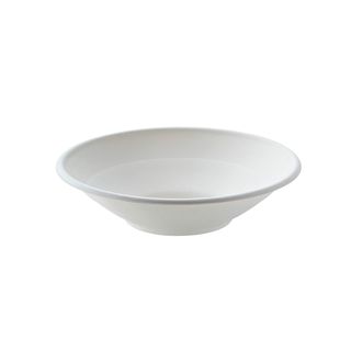 Piatto fondo monouso bio - rotondo - diametro 19,5 cm - 500 ml - cellulosa/cann…