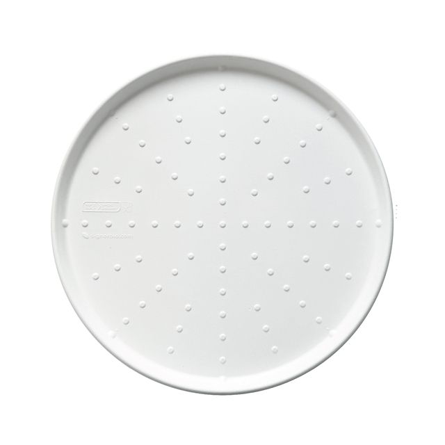 Piatto piano monouso - per pizza - rotondo - diametro 32,5 cm - canna da zucche…