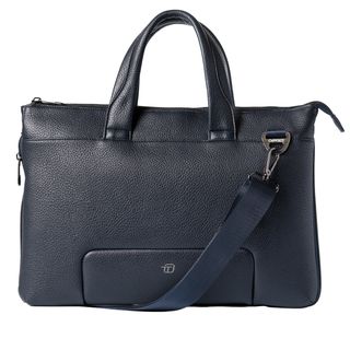 Borsa espandibile Gate Trended - con manici - 41 x 30 x 7 cm - ecopelle - blu -…