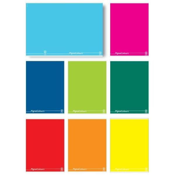 Pigna Colours - Quaderno - graffettato - A5 - 21 fogli - quadretti - disponibil…