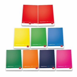 Pigna Colours, Monocromatico, Multicolore, A4, 18 fogli, Lucido, 100 g/m²