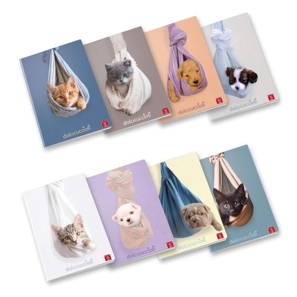 Pigna MAXI QUADERNO DOLCI CUCCIOLI A4 80GR - A