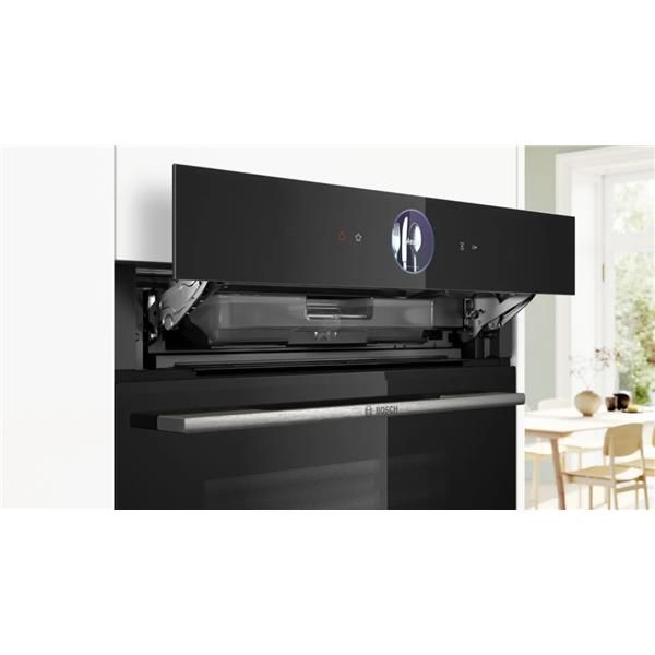Bosch Forno da incasso a vapore, 60 x 60 cm, 71 L, Nero