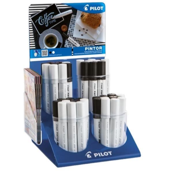 Pilot 007196, Nero, Bianco, Multicolore, 2 colori, Rotondo, 48 pz