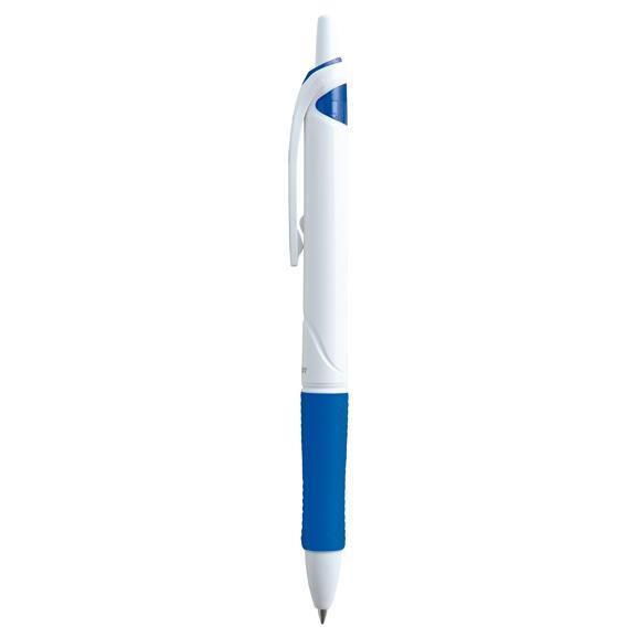 Pilot Acroball Pure White - Penna a sfera - 1 mm - medio - retrattile