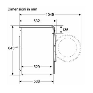 Bosch LAVAT10KG A 1400 GIRI FRONT