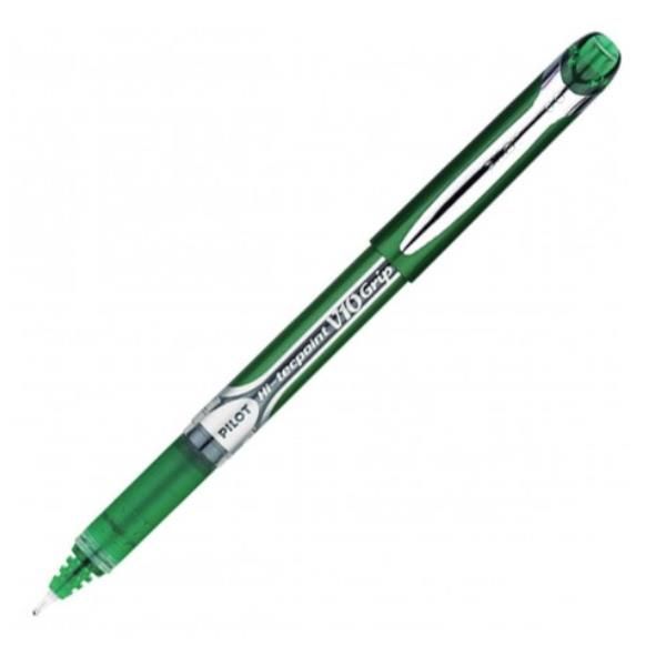 Pilot Hi-Tecpoint V10 Grip - Penna a sfera - verde - 1 mm - larga