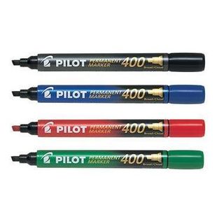 Pilot Permanent Marker 400 - Marcatore - permanente - blu - 4 mm - larga