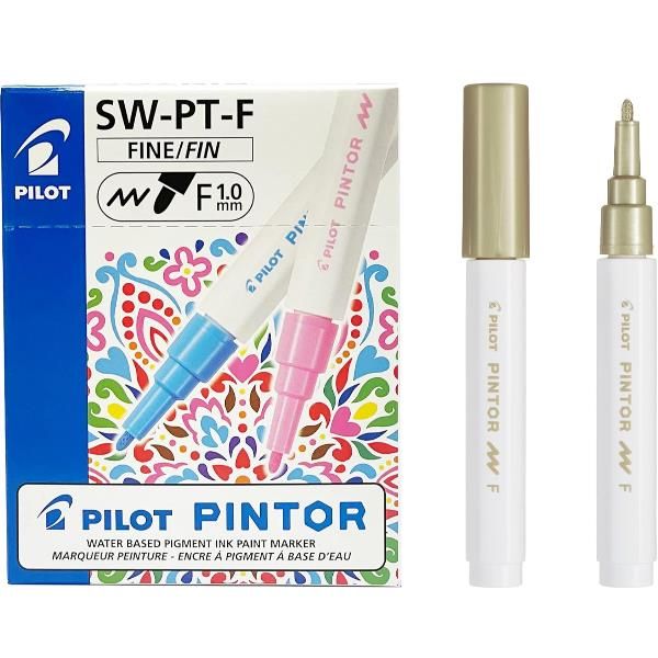 Pilot Pintor - Marcatore - oro - 1.5 mm - fine