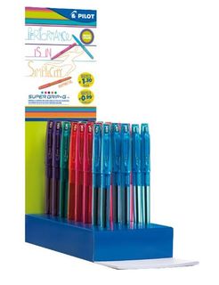 Pilot Super Grip-G - Penna a sfera - nero, rosso, blu, verde - inchiostro a bas…