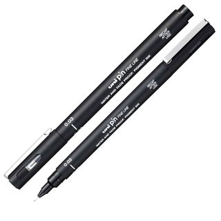 Pin fineliner - punta 0,03mm - nero - Uni Mitsubishi