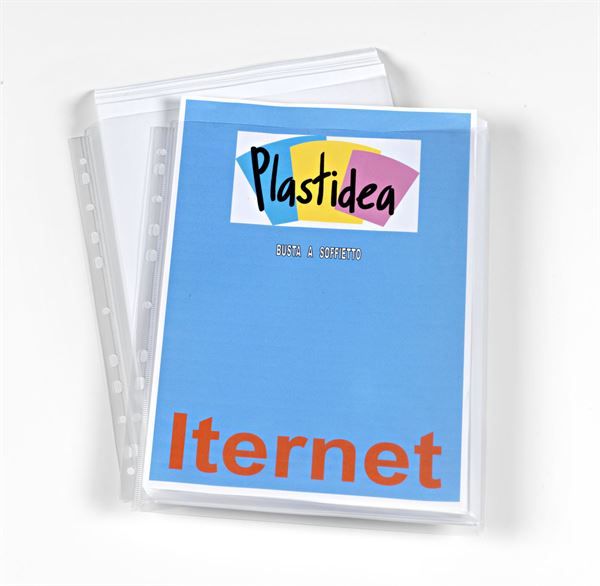 Plastidea - Busta trasparente - per A4 - trasparente (pacchetto di 10)