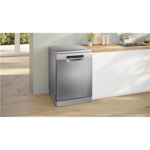 Bosch Serie 6 Lavastoviglie da libera installazione 60 cm Acciaio Classe B