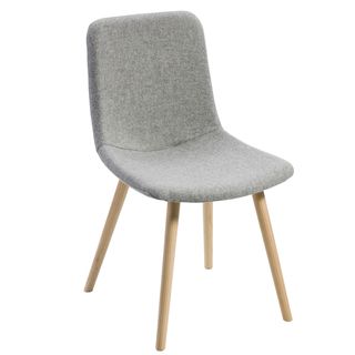 Poltroncina visitatore Tosca TO4L - senza braccioli - grigio chiaro - Unisit