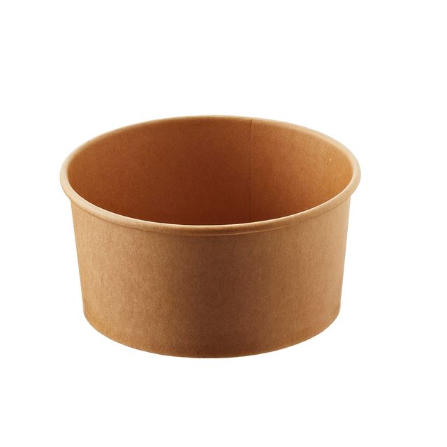Bowl monouso Street Food - Ø 15 x H 7,5 cm - 1000 ml - avana/bianco - Leone - c…