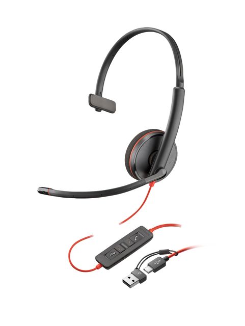 Poly Blackwire 3210 - Blackwire 3200 Series - cuffie con microfono - over ear -…