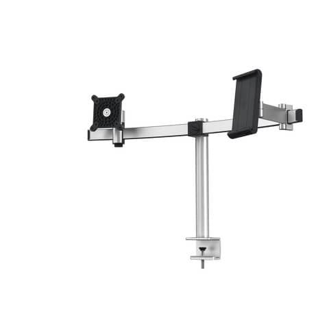 Braccio portamonitor PRO - 5087-23 - per 1 monitor e 1 tablet - Durable