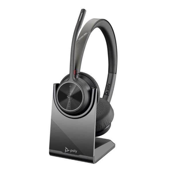 Poly Voyager 4320-M - Cuffie con microfono - over ear - Bluetooth - senza fili,…