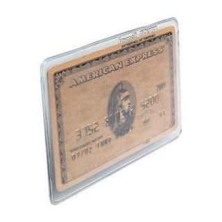 Porta Cards - 2 tasche - 9,5 x 6,5 cm - trasparente - Favorit - conf. 50 pezzi