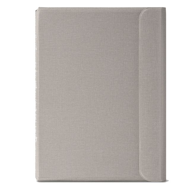 Portablocco Meet - con alette magnetiche - 31 x 25 x 1,4 cm - grigio - In Tempo