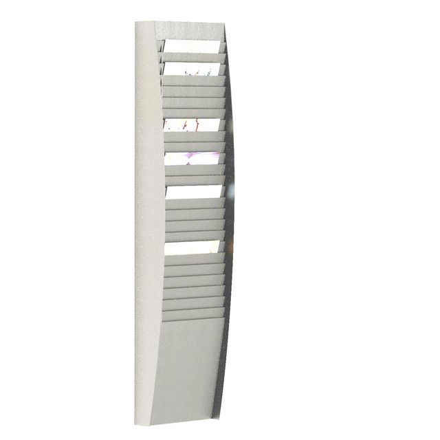 Portadepliant wall organizers - a 25 tasche A4 verticali - 27,3 x 12,9 x 112 cm…