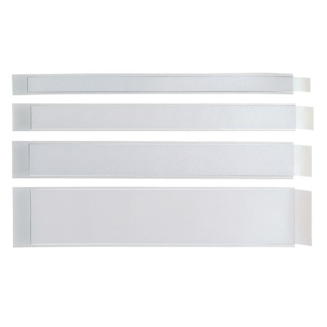 Portaetichette adesivo Ies L40 - 40 x 300 mm - grigio - Sei Rota - conf. 10 pez…
