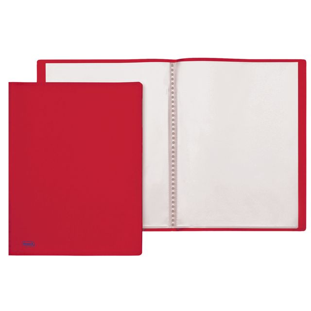 Portalistini Sviluppo - liscio - PP - 22 x 30 cm - 30 buste - rosso - Favorit