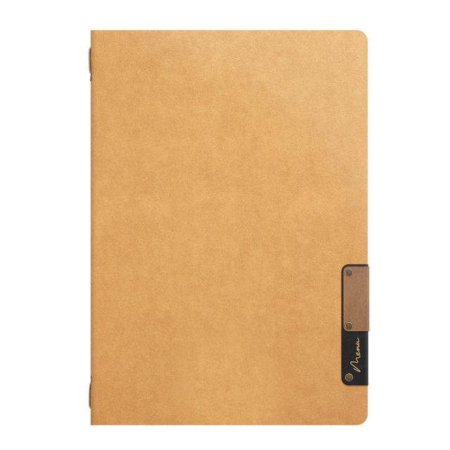 PortamenU' Nature - 1 inserto doppio - A5 - 24,9 x 17,5 cm - beige nature - Sec…
