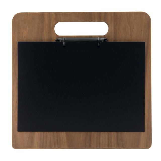 PortamenU' a tagliere con anelli Chopping Board - 32 x 24 cm - legno di noce - …