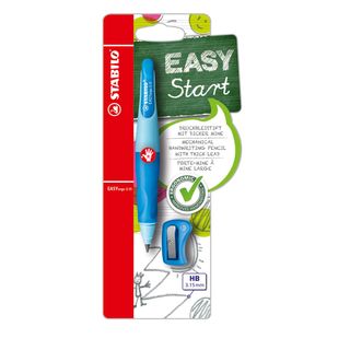 Portamine Easyergo - 3,15mm - per destrosi + affilamine - fusto azzurro - Stabi…