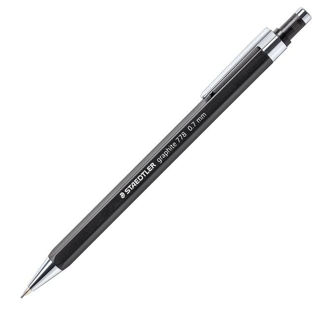Portamine Grafite 778 - mina 0,7 mm - fusto nero opaco - Staedtler