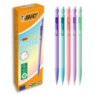 Portamine Matic Pastel - HB - 0,7 mm - fusto colori assortiti - Bic - conf. 12 …