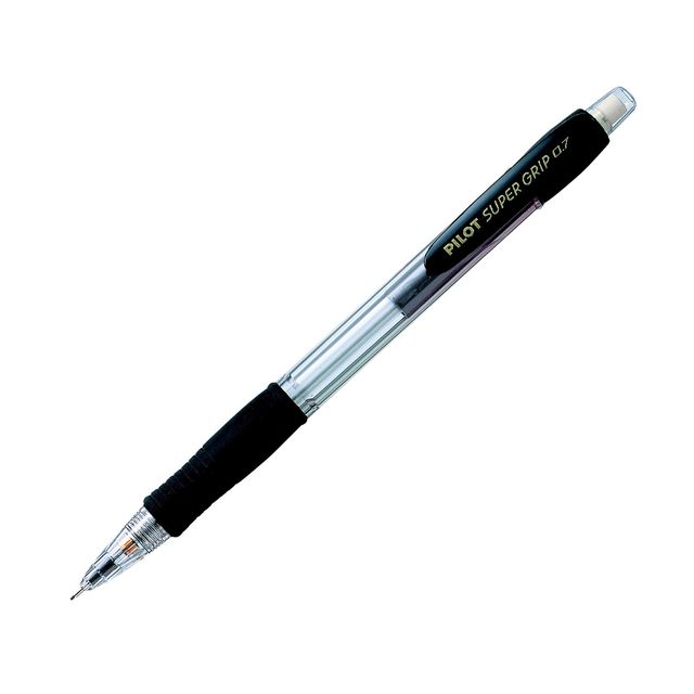 Portamine Super Grip - mina 0,7 mm - fusto nero - Pilot