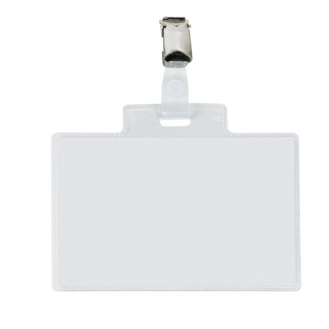 Portanome Pass 4E - clip in metallo - c/cartoncino - 11 x 7 cm - Sei Rota - con…