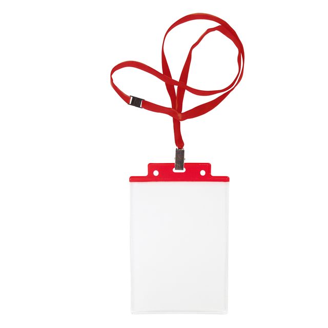 Portanome Pass 6S-P - cordoncino rosso - 10 x 15 cm (A6) - rosso - Sei Rota - c…