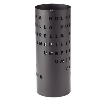 Portaombrelli - diametro 18 cm - H 46 cm - metallo verniciato - fantasia letter…