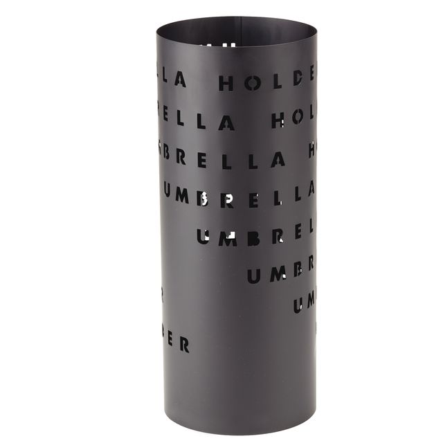 Portaombrelli - diametro 18 cm - H 46 cm - metallo verniciato - fantasia letter…