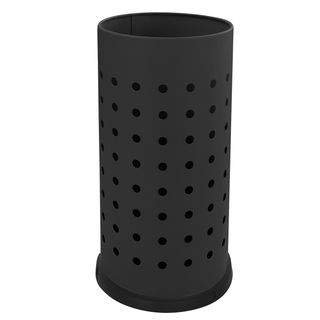Portaombrelli forato - diametro 24 cm - H 48 cm - 21 L - acciaio - nero - Stilc…