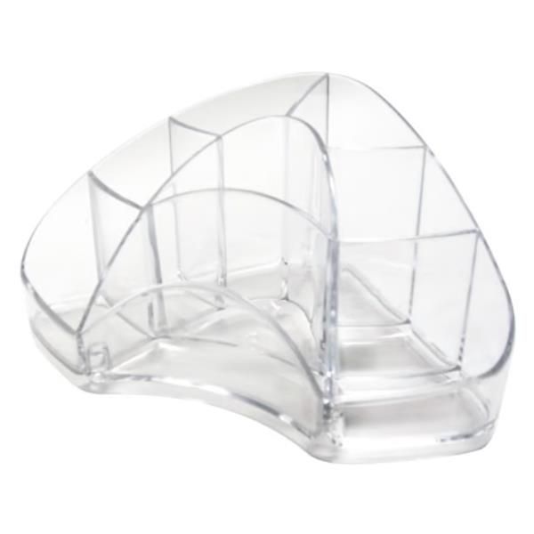Portapenne Multipot Classic - 14 x 20 x 9 cm - trasparente - Arda