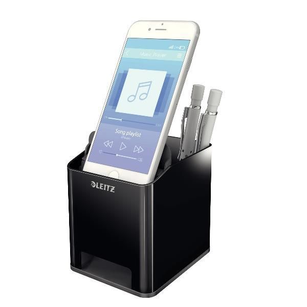 Portapenne con amplificatore DUAL COLOR nero LEITZ