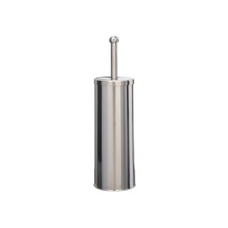 Portascopino WC Basic - da terra - acciaio inox - diametro 9,8 cm - altezza 38 …