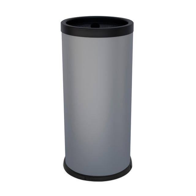 Posacenere autoestinguente coperto da terra - diametro 31 cm - H 72 cm - grigio…