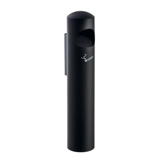 Posacenere murale Birkin - diametro 13 cm - H 65 cm - nero - Medial