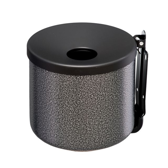 Posacenere murale Nido - diametro 16 cm - H 14 cm - 2 L - metallo verniciato - …
