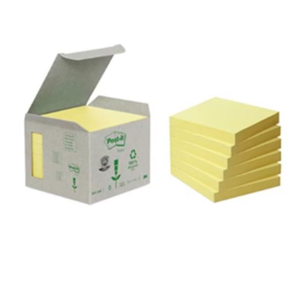 Post-it - Blocchi - 76 x 76 mm - 600 fogli (6 x 100) - giallo canarino